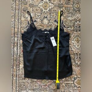 Abercrombie & Fitch Women’s M Black Satin Lace Camisole